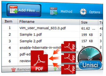 Unisci PDF della Apowersoft